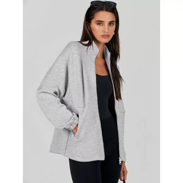 Caracilia Women Oversized Sweatshirt Half Zip Loose fit Long Sleeve Sweater Pullover Top 2023 Fall Casual Jacket Cute Clothes