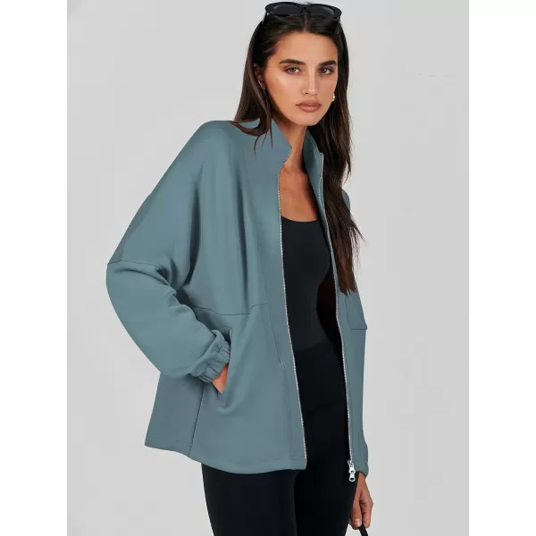 Caracilia Women Oversized Sweatshirt Half Zip Loose fit Long Sleeve Sweater Pullover Top 2023 Fall Casual Jacket Cute Clothes