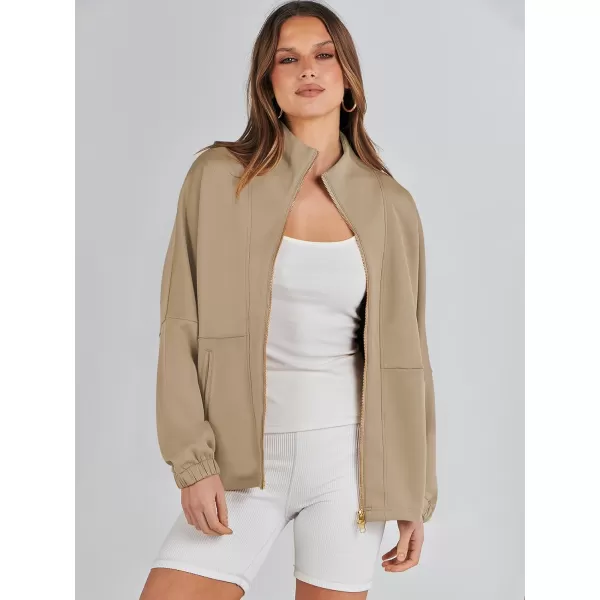 Caracilia Women Oversized Sweatshirt Half Zip Loose fit Long Sleeve Sweater Pullover Top 2023 Fall Casual Jacket Cute Clothes