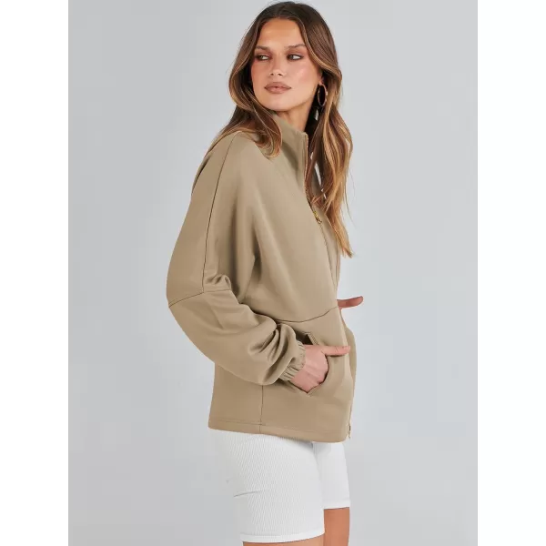 Caracilia Women Oversized Sweatshirt Half Zip Loose fit Long Sleeve Sweater Pullover Top 2023 Fall Casual Jacket Cute Clothes