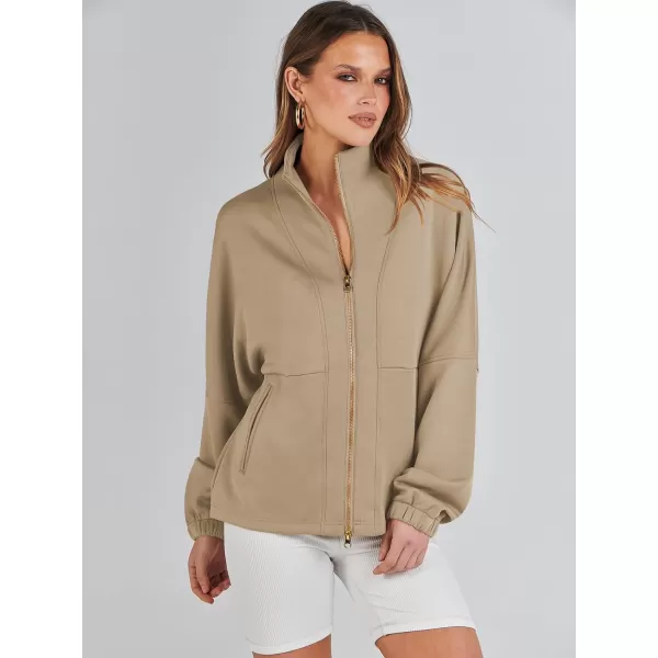 Caracilia Women Oversized Sweatshirt Half Zip Loose fit Long Sleeve Sweater Pullover Top 2023 Fall Casual Jacket Cute Clothes