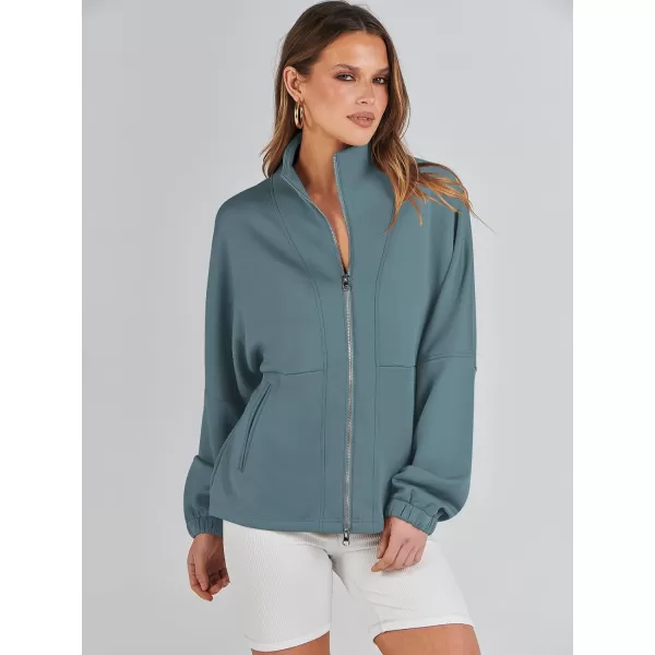 Caracilia Women Oversized Sweatshirt Half Zip Loose fit Long Sleeve Sweater Pullover Top 2023 Fall Casual Jacket Cute Clothes