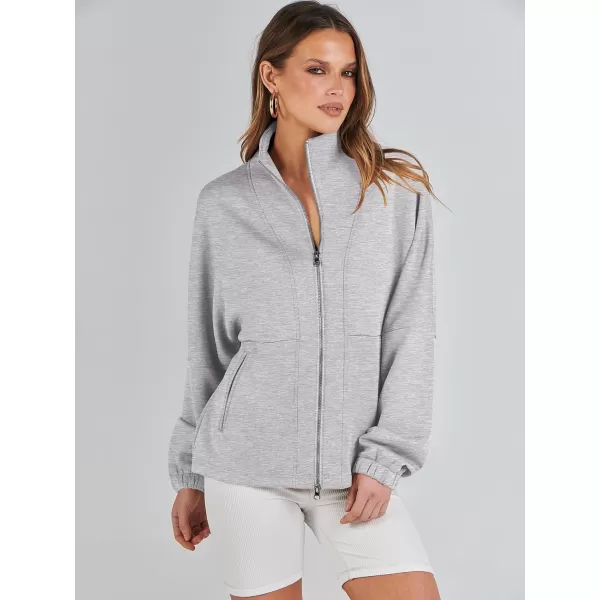 Caracilia Women Oversized Sweatshirt Half Zip Loose fit Long Sleeve Sweater Pullover Top 2023 Fall Casual Jacket Cute Clothes