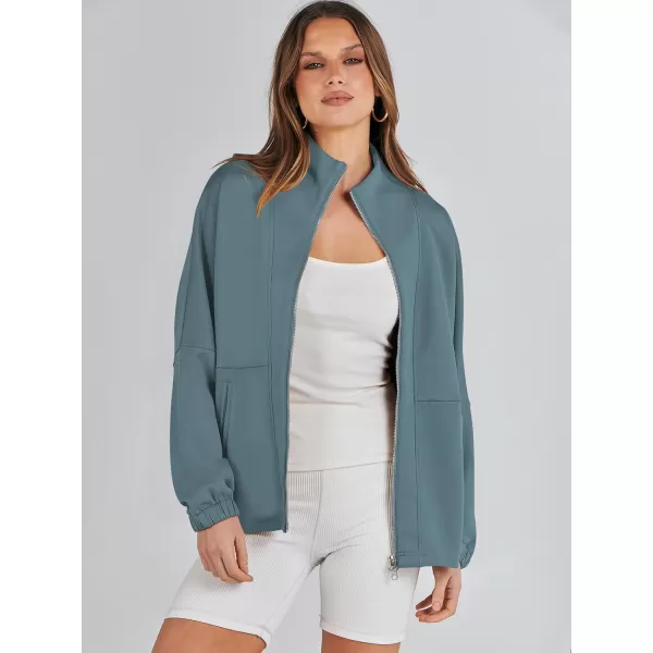 Caracilia Women Oversized Sweatshirt Half Zip Loose fit Long Sleeve Sweater Pullover Top 2023 Fall Casual Jacket Cute Clothes