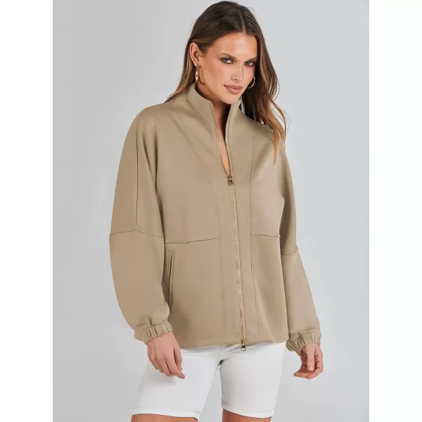 Caracilia Women Oversized Sweatshirt Half Zip Loose fit Long Sleeve Sweater Pullover Top 2023 Fall Casual Jacket Cute Clothes