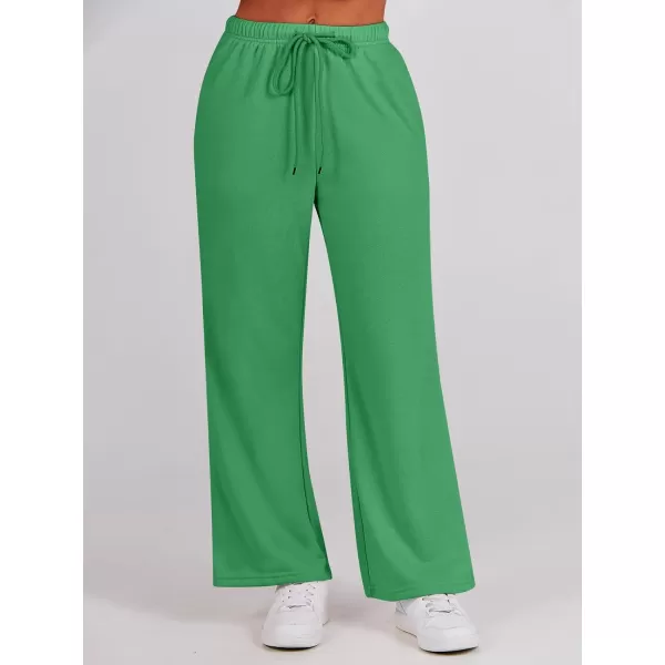Caracilia Women's Two Piece Outfits Matching Sets Long Sleeve Pullover Tops and Wide Leg Pants Tracksuit Lounge Sets