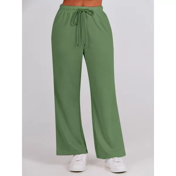 Caracilia Women's Two Piece Outfits Matching Sets Long Sleeve Pullover Tops and Wide Leg Pants Tracksuit Lounge Sets