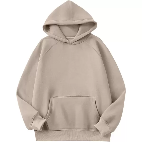 Caracilia Women Hoodies Oversized Sweatshirts Fleece Sweaters Long Sleeve Shirts Cute Loose Y2K Clothes Fall Pullover Top