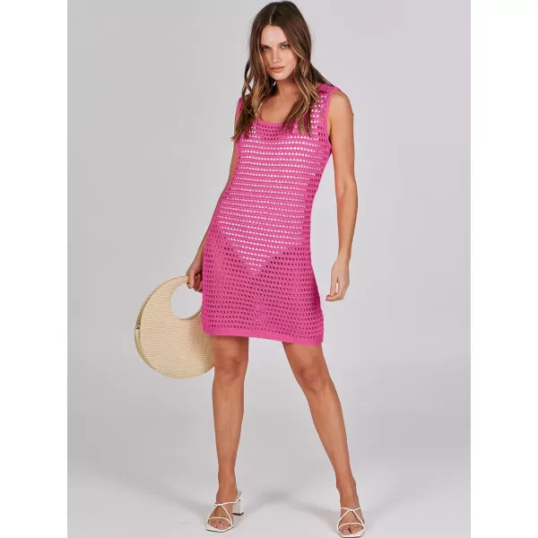 Caracilia Women Swimsuit Coverup Crochet Bathing Suit Cover Ups for Swimwear Swim 2024 Summer Bikini Beachwear Beach Dress