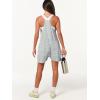 imageCaracilia Romper for Women Summer Casual Sleeveless Loose Overall Spaghetti Strap Shorts Jumpsuit 2025 Beach Vacation OutfitsGray