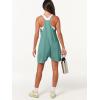 imageCaracilia Romper for Women Summer Casual Sleeveless Loose Overall Spaghetti Strap Shorts Jumpsuit 2025 Beach Vacation OutfitsLake