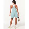 imageCaracilia Romper for Women Summer Casual Sleeveless Loose Overall Spaghetti Strap Shorts Jumpsuit 2025 Beach Vacation OutfitsMint Green