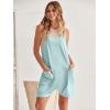 imageCaracilia Romper for Women Summer Casual Sleeveless Loose Overall Spaghetti Strap Shorts Jumpsuit 2025 Beach Vacation OutfitsMint Green
