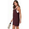 imageCaracilia Romper for Women Summer Casual Sleeveless Loose Overall Spaghetti Strap Shorts Jumpsuit 2025 Beach Vacation OutfitsWine Red