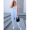 imageCaracilia Women Jumpsuits 2025 Summer Sleeveless Backless Tank Top Rompers Yoga Gym Workout Jumper One Piece OutfitsLight Blue