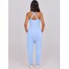 imageCaracilia Women Jumpsuits 2025 Summer Sleeveless Backless Tank Top Rompers Yoga Gym Workout Jumper One Piece OutfitsLight Blue