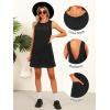 imageCaracilia Women Corduroy Overall Dress Casual Sleeveless Romper Jumper Mini Dresses Pinafore Skirtall 2025 Trendy OutfitsBlack