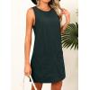 imageCaracilia Women Corduroy Overall Dress Casual Sleeveless Romper Jumper Mini Dresses Pinafore Skirtall 2025 Trendy OutfitsDeep Green