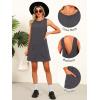 imageCaracilia Women Corduroy Overall Dress Casual Sleeveless Romper Jumper Mini Dresses Pinafore Skirtall 2025 Trendy OutfitsDeep Grey