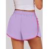 imageCaracilia Women Running Shorts Flowy Pleated Athletic Shorts Summer High Waisted Tennis Sporty Workout Gym ShortsPurple