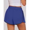 imageCaracilia Women Running Shorts Flowy Pleated Athletic Shorts Summer High Waisted Tennis Sporty Workout Gym ShortsRoyal Blue