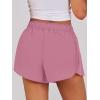 imageCaracilia Women Running Shorts Flowy Pleated Athletic Shorts Summer High Waisted Tennis Sporty Workout Gym ShortsSolid Summerred