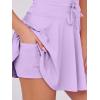 imageCaracilia Womens Tennis Mini Dresses Workout Built in Shorts Golf Athletic Sleeveless One Piece Summer Active Romper DressPurple