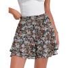 Brown Pink Floral