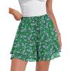 Green Purple Floral