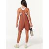 imageCaracilia Romper for Women Summer Casual Sleeveless Loose Overall Spaghetti Strap Shorts Jumpsuit 2025 Beach Vacation OutfitsRust