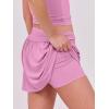 imageCaracilia Women 2 Piece Mini Skirt Sets Corset Crop Top Summer Y2k Going Out Outfits Beach VacationPink