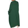 imageCaracilia Womens Long Cardigan Sweaters 2025 Fall Open Front Coat Long Sleeve Cable Knit Maxi Outerwear Trendy Jacket ClothesDark Green