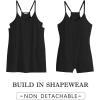 imageCaracilia Womens Summer Mini Dress 2025 Casual Sleeveless Built in Shapewear Sundress Trendy Short Tennis Athletic OutfitsBlack