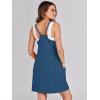 imageCaracilia Womens Summer Mini Dress 2025 Casual Sleeveless Built in Shapewear Sundress Trendy Short Tennis Athletic OutfitsDark Blue