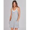 imageCaracilia Womens Summer Mini Dress 2025 Casual Sleeveless Built in Shapewear Sundress Trendy Short Tennis Athletic OutfitsGrey