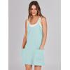 imageCaracilia Womens Summer Mini Dress 2025 Casual Sleeveless Built in Shapewear Sundress Trendy Short Tennis Athletic OutfitsLight Blue