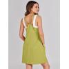 imageCaracilia Womens Summer Mini Dress 2025 Casual Sleeveless Built in Shapewear Sundress Trendy Short Tennis Athletic OutfitsLight Green