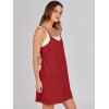 imageCaracilia Womens Summer Mini Dress 2025 Casual Sleeveless Built in Shapewear Sundress Trendy Short Tennis Athletic OutfitsRed