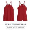 imageCaracilia Womens Summer Mini Dress 2025 Casual Sleeveless Built in Shapewear Sundress Trendy Short Tennis Athletic OutfitsRed