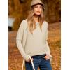 imageCaracilia Women Boat Neck Batwing Long Sleeve 2024 Fall Oversized Ribbed Knit Pullover Sweaters Baggy Jumper Tunic TopsApricot