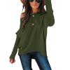 imageCaracilia Women Boat Neck Batwing Long Sleeve 2024 Fall Oversized Ribbed Knit Pullover Sweaters Baggy Jumper Tunic TopsArmy Green