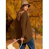 imageCaracilia Women Boat Neck Batwing Long Sleeve 2024 Fall Oversized Ribbed Knit Pullover Sweaters Baggy Jumper Tunic TopsCoffee