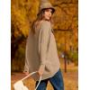 imageCaracilia Women Boat Neck Batwing Long Sleeve 2024 Fall Oversized Ribbed Knit Pullover Sweaters Baggy Jumper Tunic TopsDeep Apricot