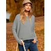 imageCaracilia Women Boat Neck Batwing Long Sleeve 2024 Fall Oversized Ribbed Knit Pullover Sweaters Baggy Jumper Tunic TopsLight Grey