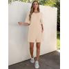 imageCaracilia Womens Oversized Tshirt Romper Hot Shot One Piece Tee Rompers Casual Short Sleeve Athletic Workout Overall Jumpsuit Apricot Medium