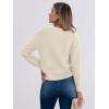 imageCaracilia Cardigan Sweaters for Women Cropped Open Front Tweed Knit Button Down Dressy Casual Jacket 2025 Spring OutwearBegie