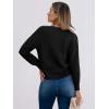 imageCaracilia Cardigan Sweaters for Women Cropped Open Front Tweed Knit Button Down Dressy Casual Jacket 2025 Spring OutwearBlack