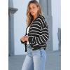 imageCaracilia Cardigan Sweaters for Women Cropped Open Front Tweed Knit Button Down Dressy Casual Jacket 2025 Spring OutwearBlack White