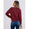 imageCaracilia Cardigan Sweaters for Women Cropped Open Front Tweed Knit Button Down Dressy Casual Jacket 2025 Spring OutwearRed