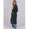imageCaracilia Women Cardigan Sweaters Long Sleeve Open Front Knit Long Coat Duster Cozy 2025 Fall Winter Outfits with PocketsNavy Blue